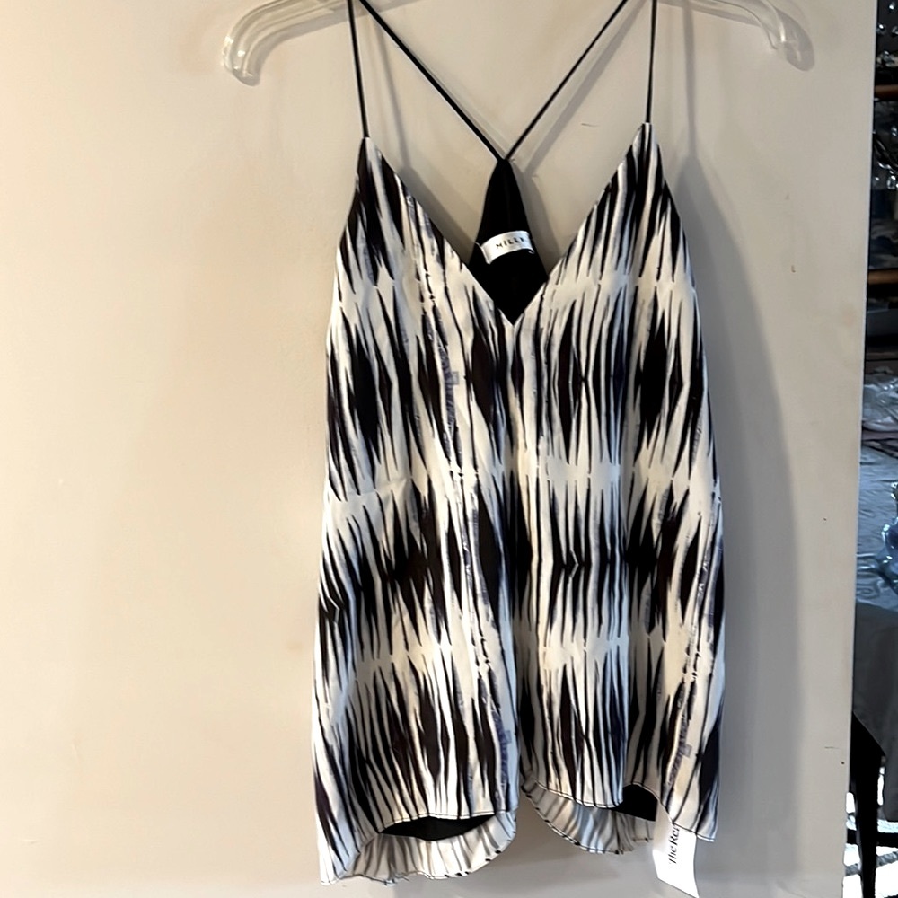 Milly 100% silk cami top